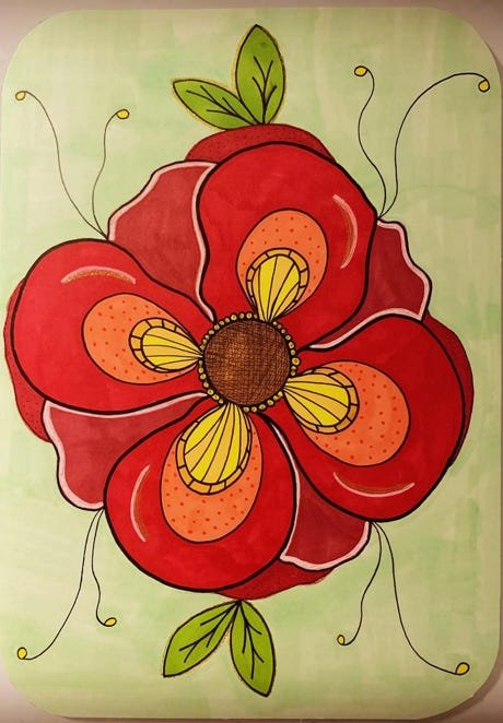 Illustration originale en couleur